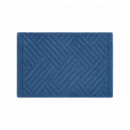|Maati cotton floor mat Blue-Of Earth