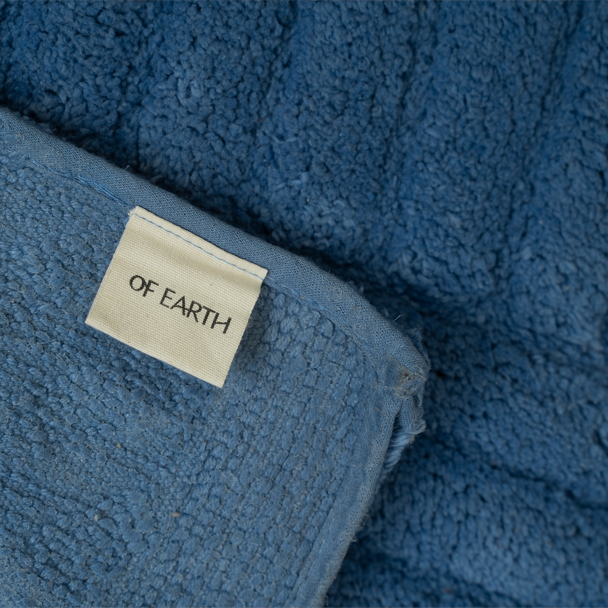 |Maati cotton floor mat Blue -Of Earth