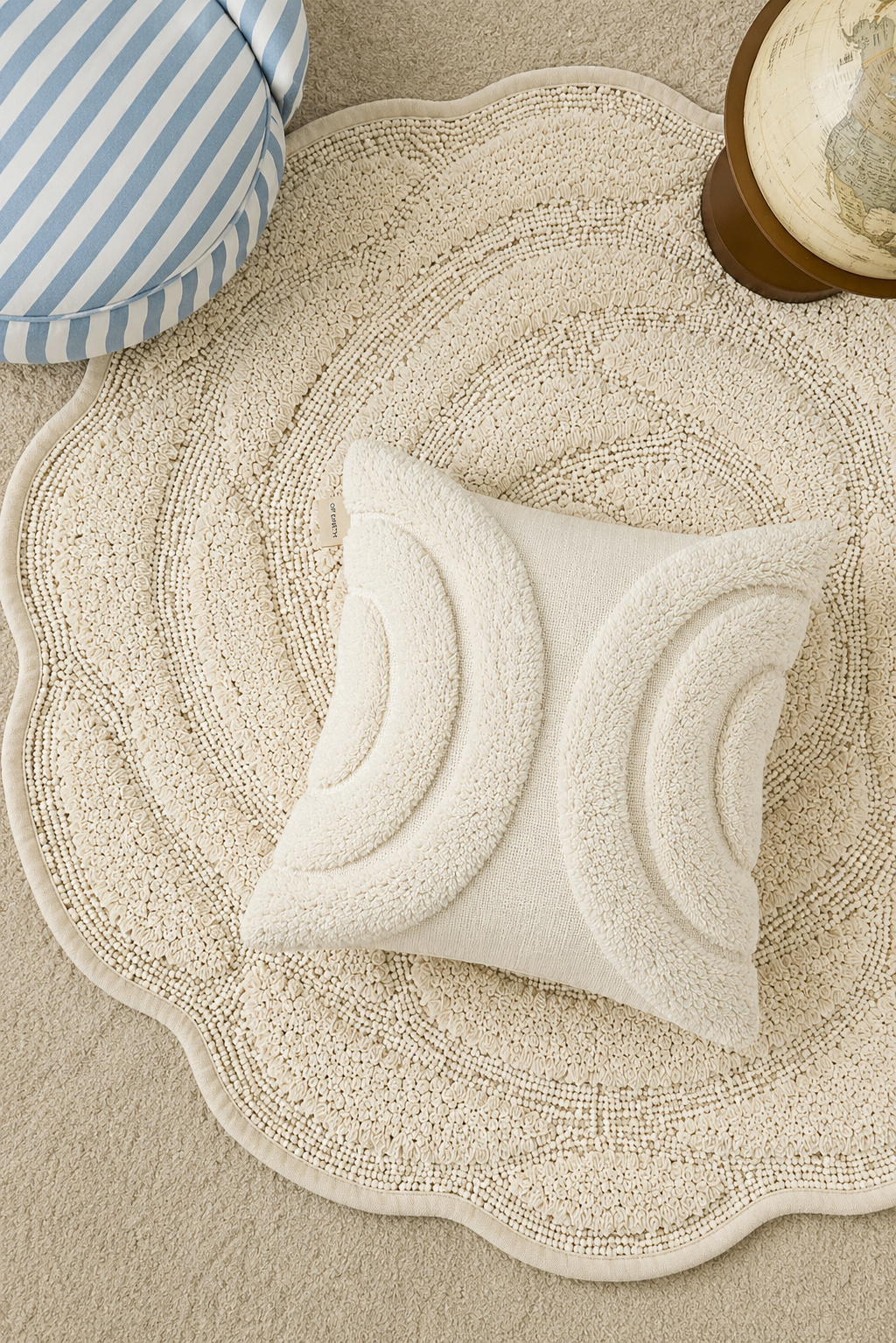Gulaab Mat and Milan Cushion