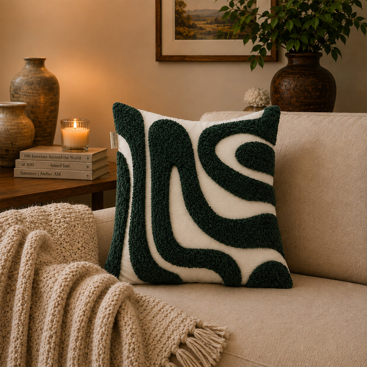 Mridula Cotton Cushion Cover