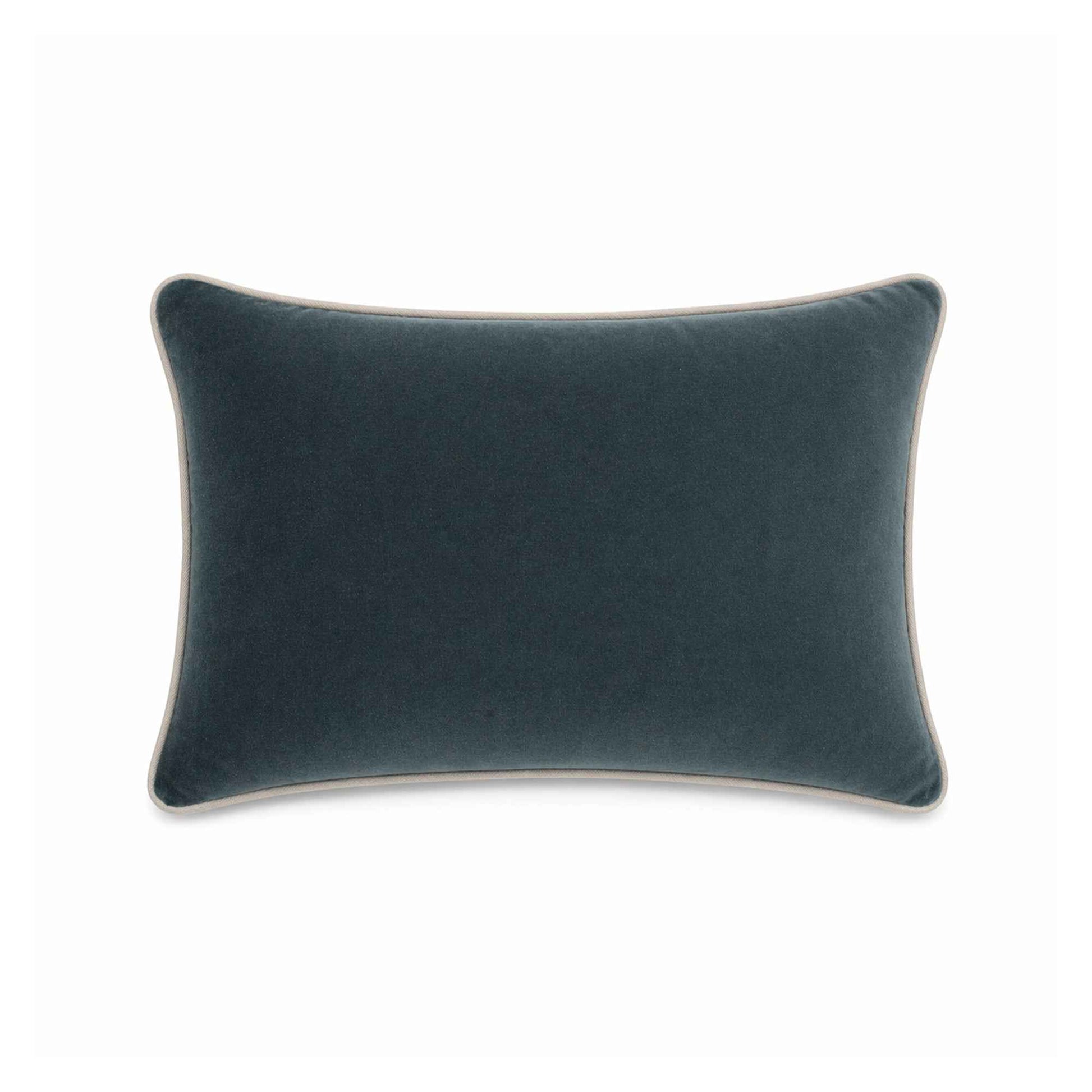 Neelam Cotton Velvet Cushion by Of Earth
