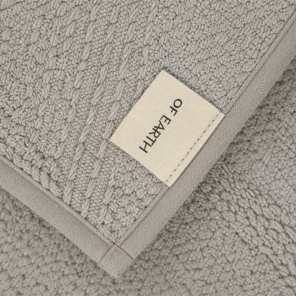 |Oorja cotton floor mat in Grey-Of Earth