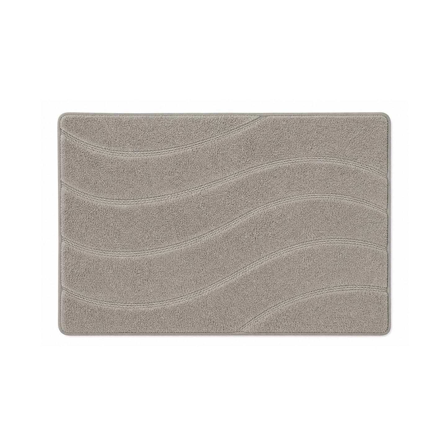 |Oorja cotton floor mat in Grey-Of Earth