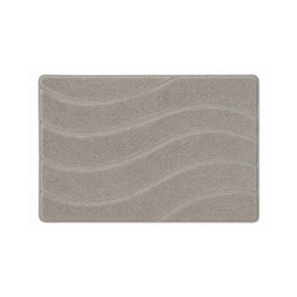 |Oorja cotton floor mat in Grey-Of Earth