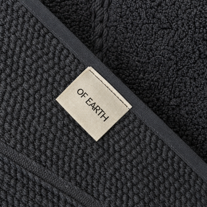 |Oorja cotton floor mat in Charcoal-Of Earth
