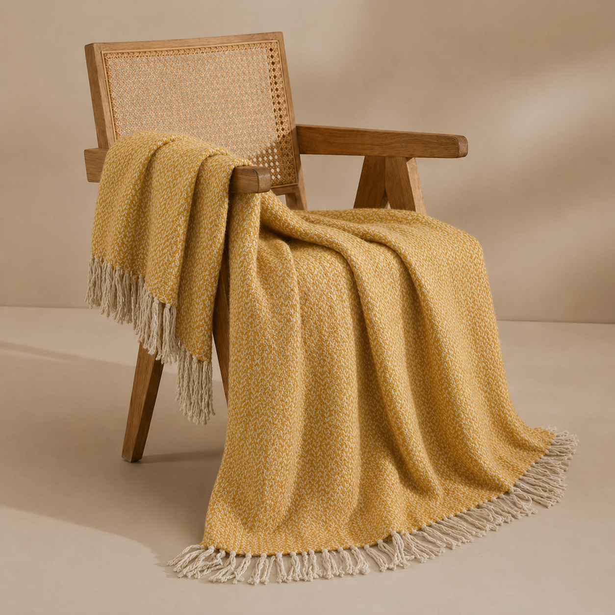 Raina Cotton Throw Blanket