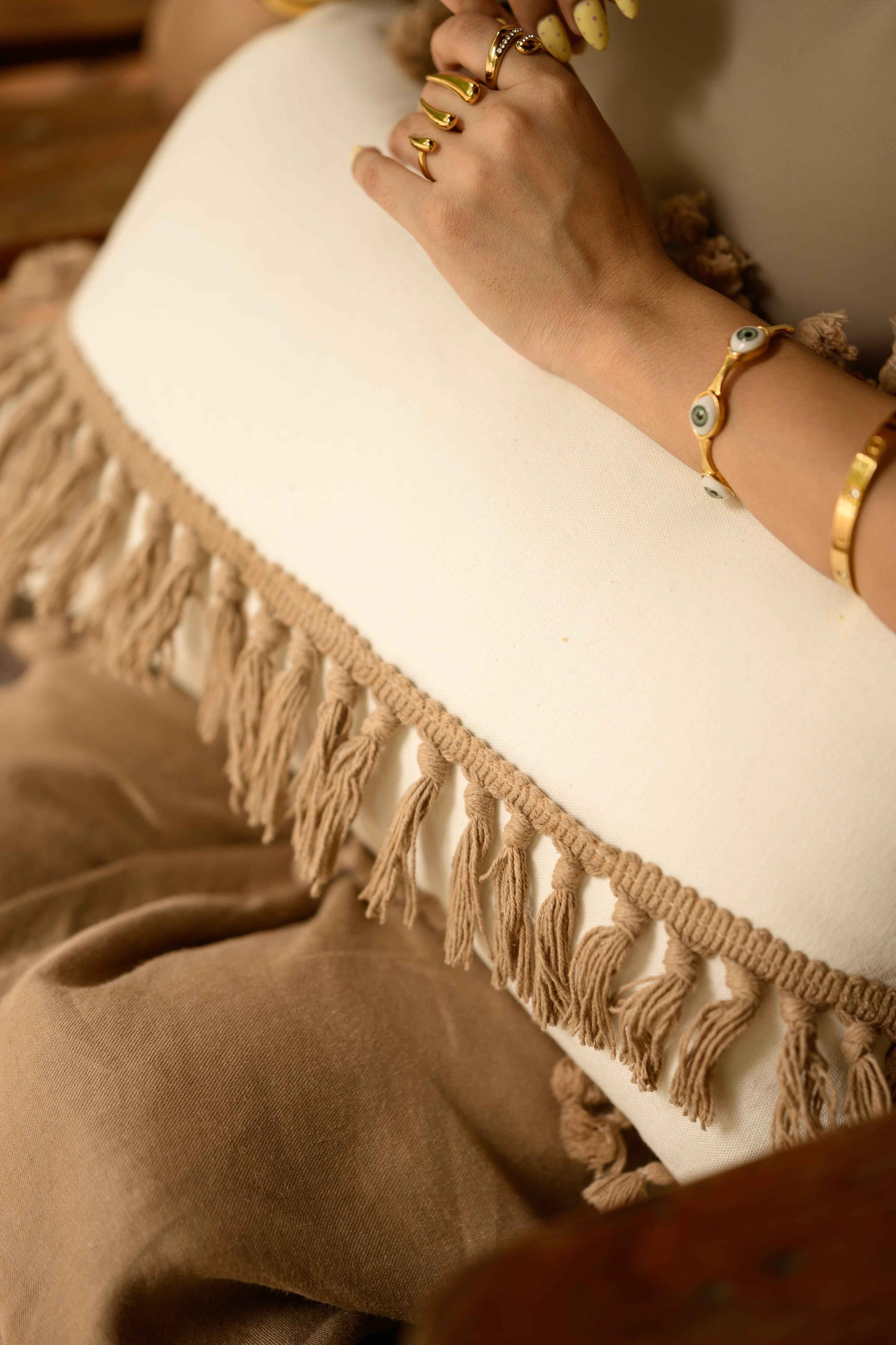 Tarang Cotton Cushion by Of Earth