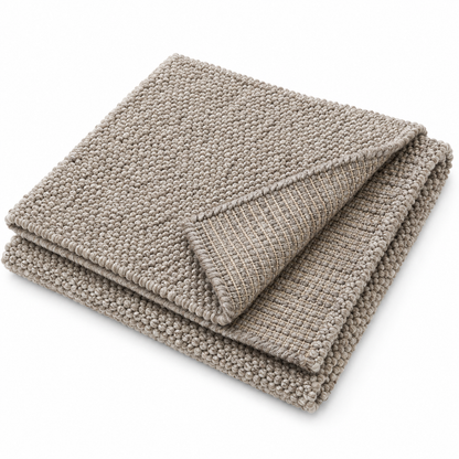 |Vasudha Floor Mat in Tan by Of Earth