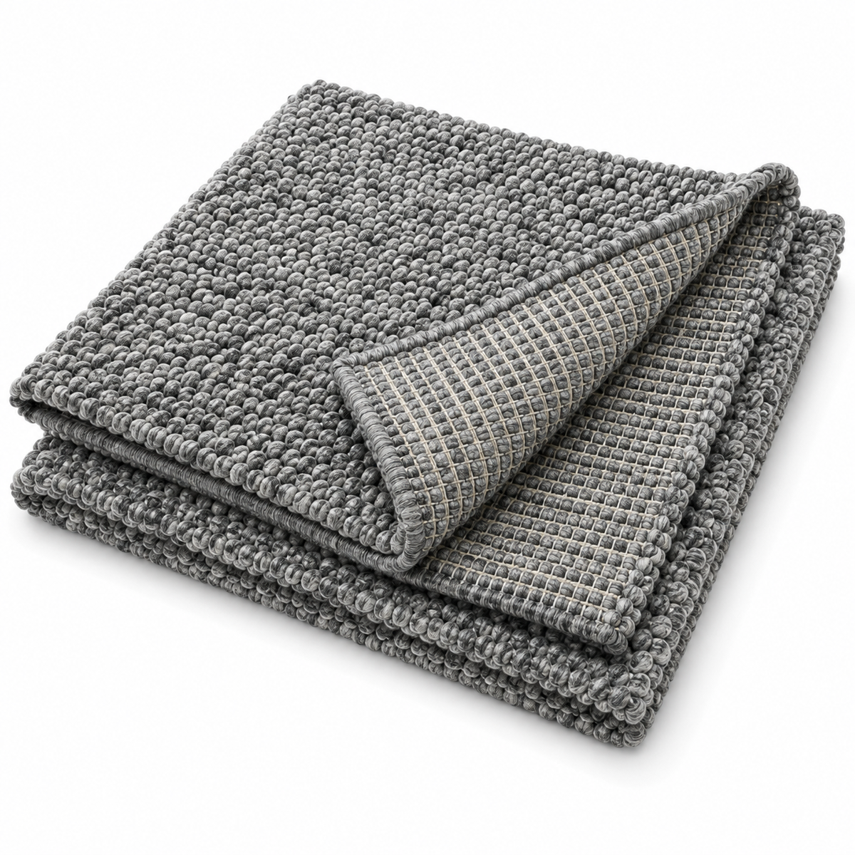 |Vasudha Floor Mat in Grey by Of Earthasudha