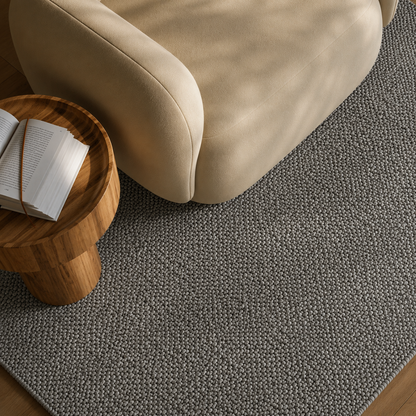 |Vasudha Floor Mat in Grey by Of Earth